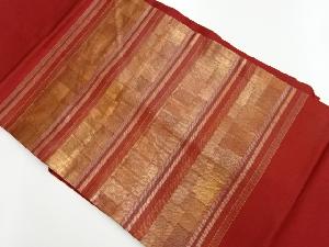 リサイクル　横段模様織出し名古屋帯